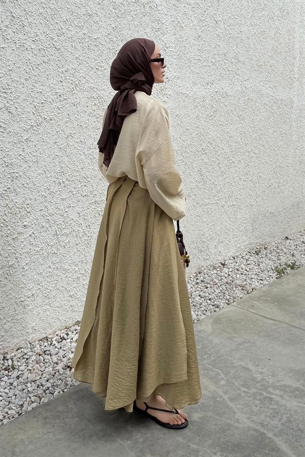 Olive Cosey Asimetrik Etek 