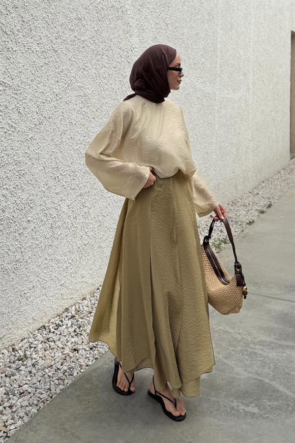 Olive Cosey Asimetrik Etek 