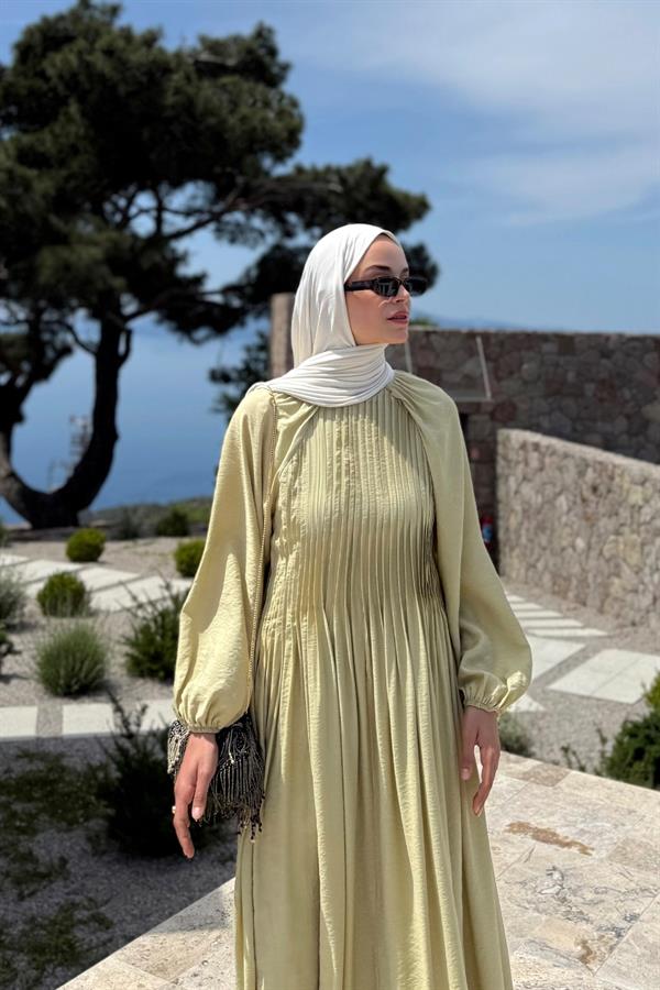 Diane Elbise Soft Yeşil