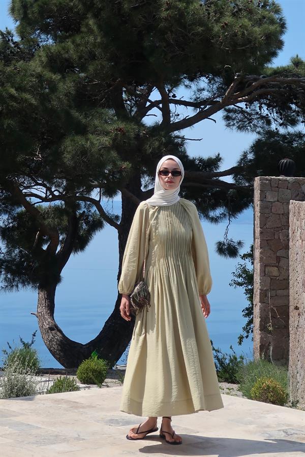 Diane Elbise Soft Yeşil