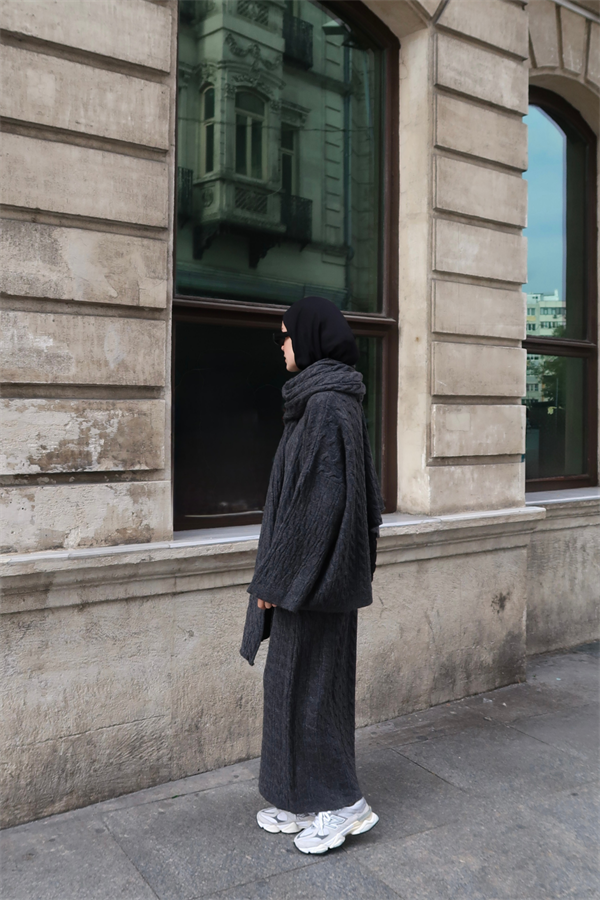 Polina Triko Takım Antrasit