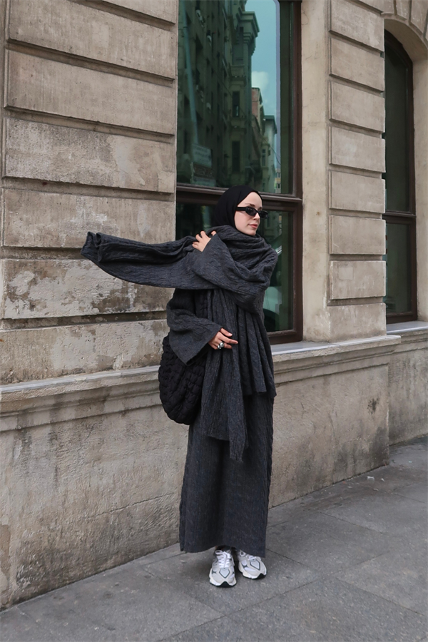 Polina Triko Takım Antrasit