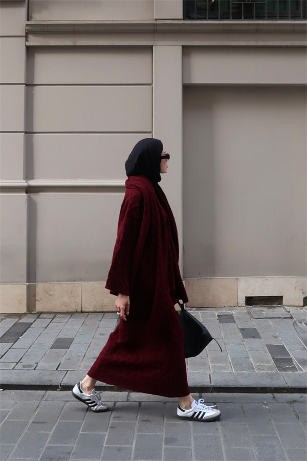 Polina Triko Takım Bordo