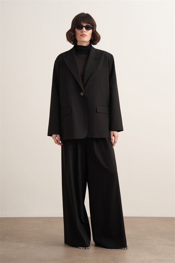 Samra Blazer Ceket Siyah