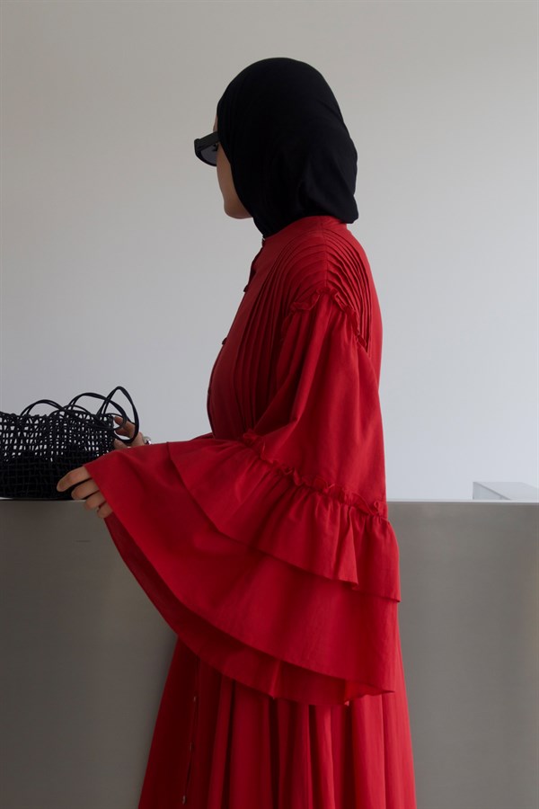 Sareena Voile Dress Kırmızı