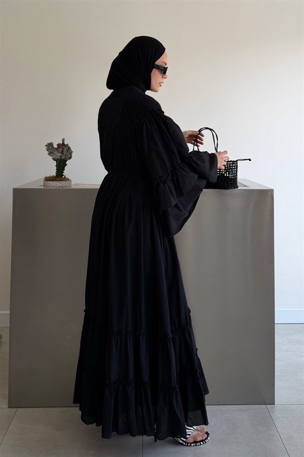 Sareena Voile Dress Black