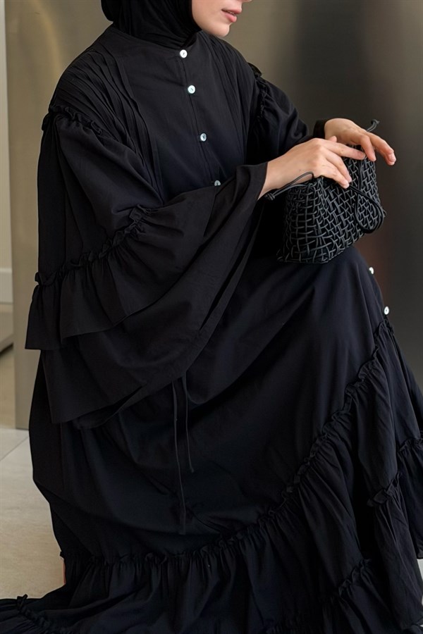Sareena Voile Dress Black