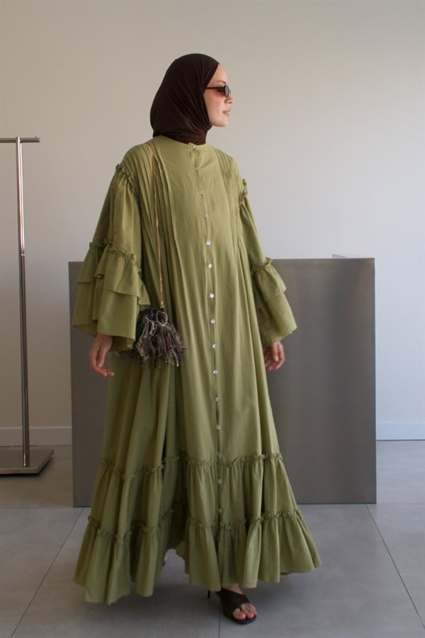 Sareena Voile Dress Green