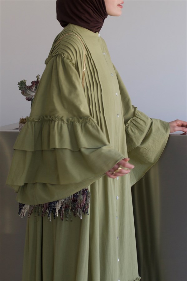 Sareena Voile Dress Green
