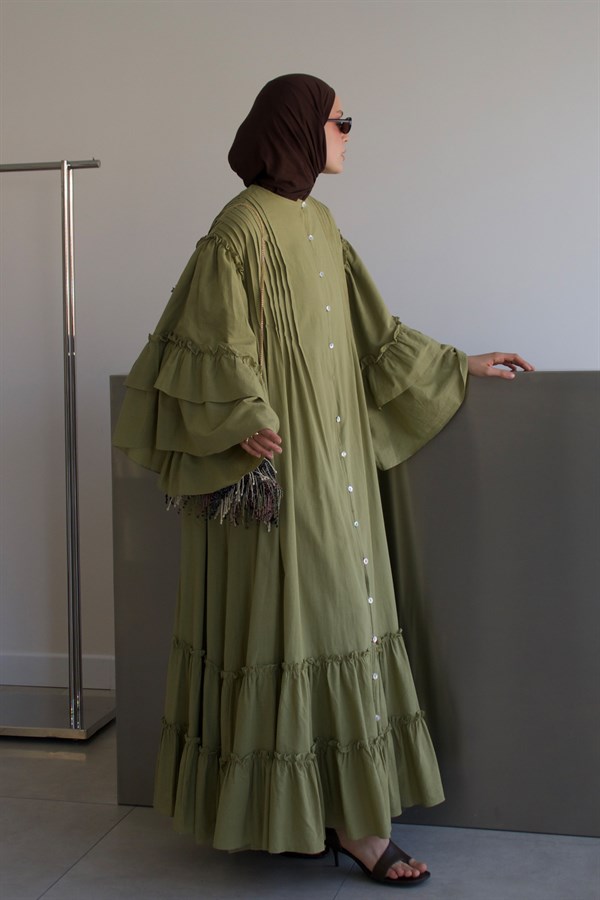 Sareena Voile Dress Green