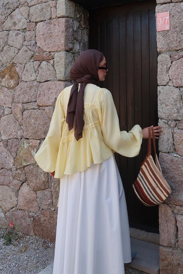 Yellow Clair Blouse 