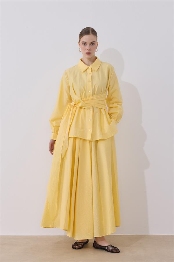 Clara Kuşaklı Takım Sarı