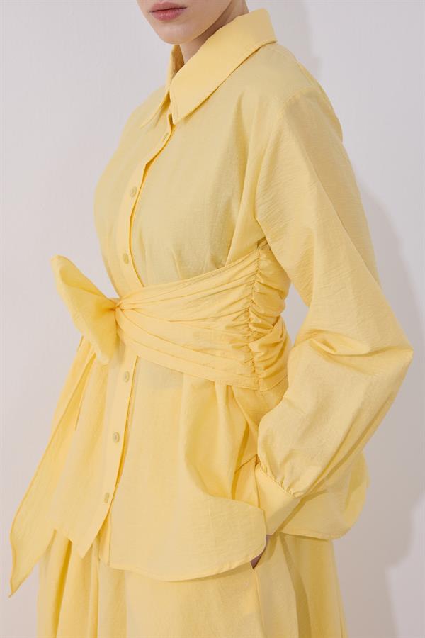 Clara Kuşaklı Takım Sarı