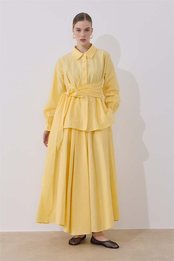 Clara Kuşaklı Takım Sarı