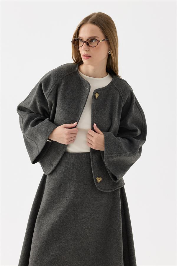 Sasha Kaşe Takım Antrasit