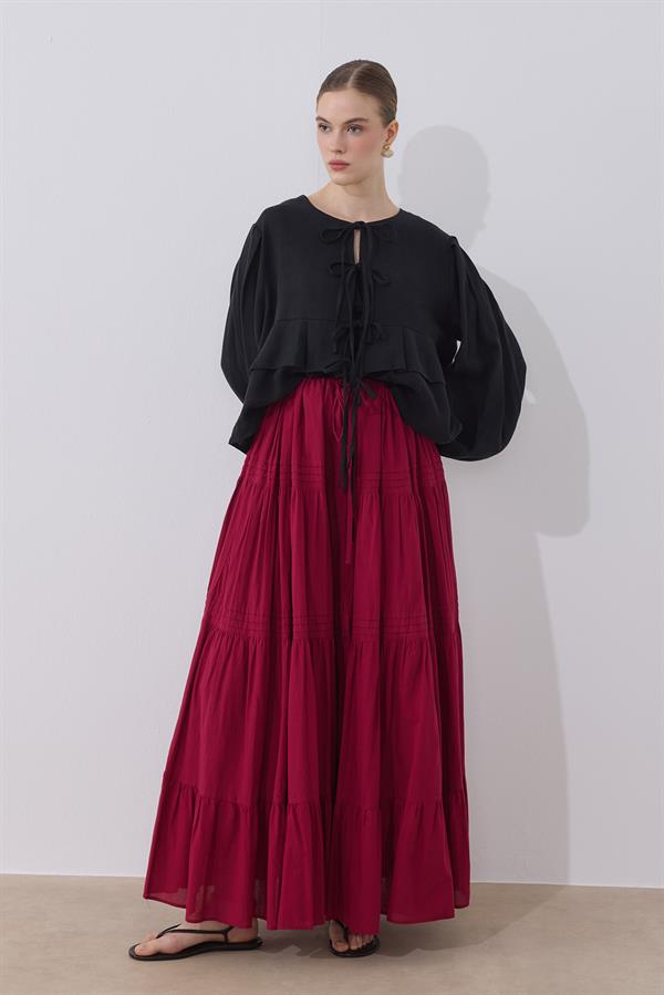 Costa Keten Bluz Siyah