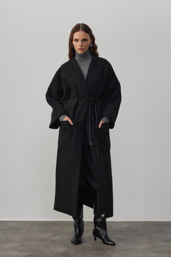 Kane Maxi Kaban Siyah