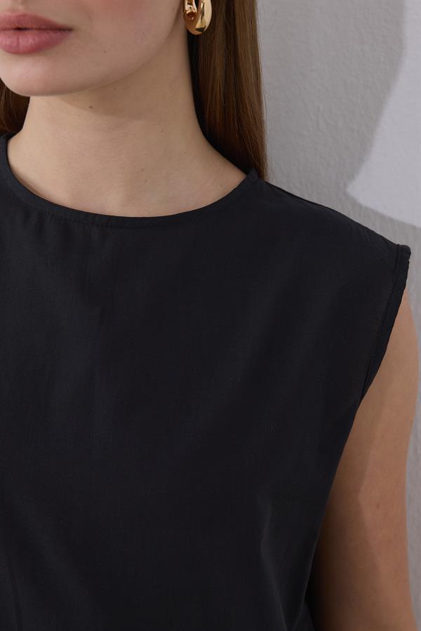 Pamuklu Vual İçlik Siyah