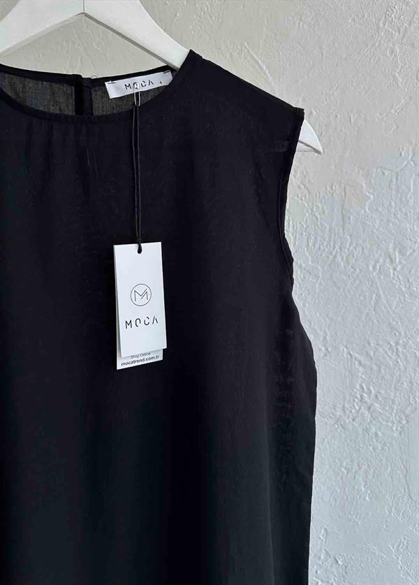 Pamuklu Vual İçlik Siyah