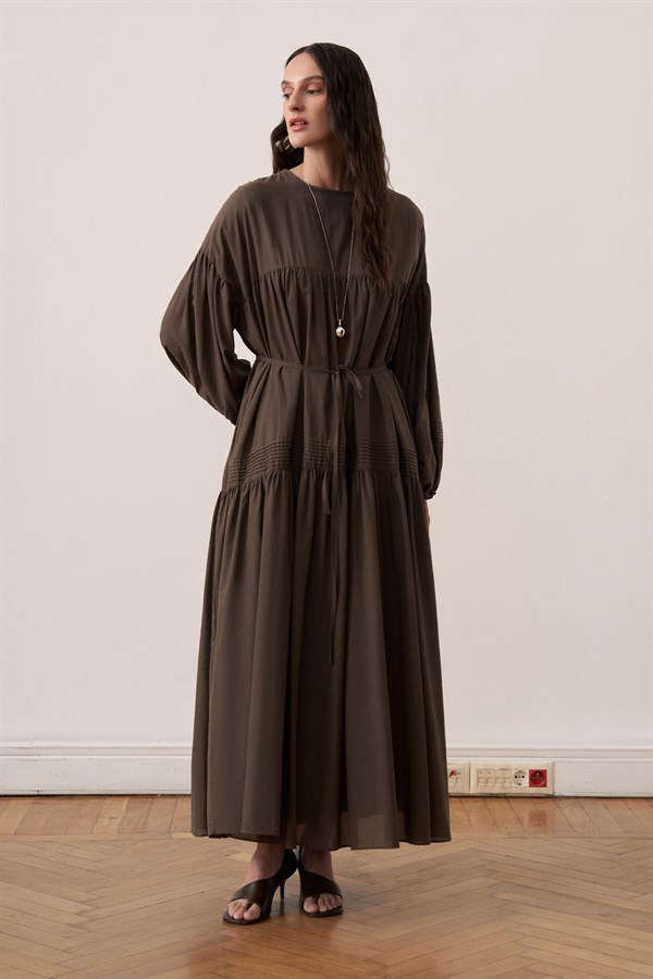 Soho Voile Dress Brown