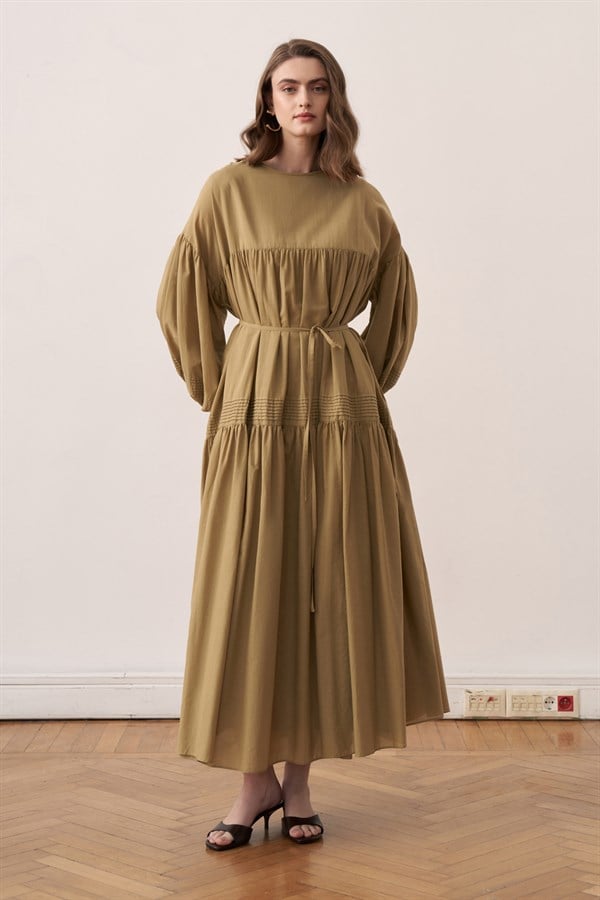 Soho Voile Dress Olive