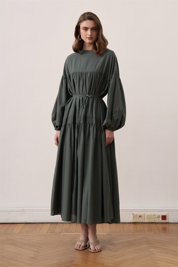 Soho Voile Dress Petrol