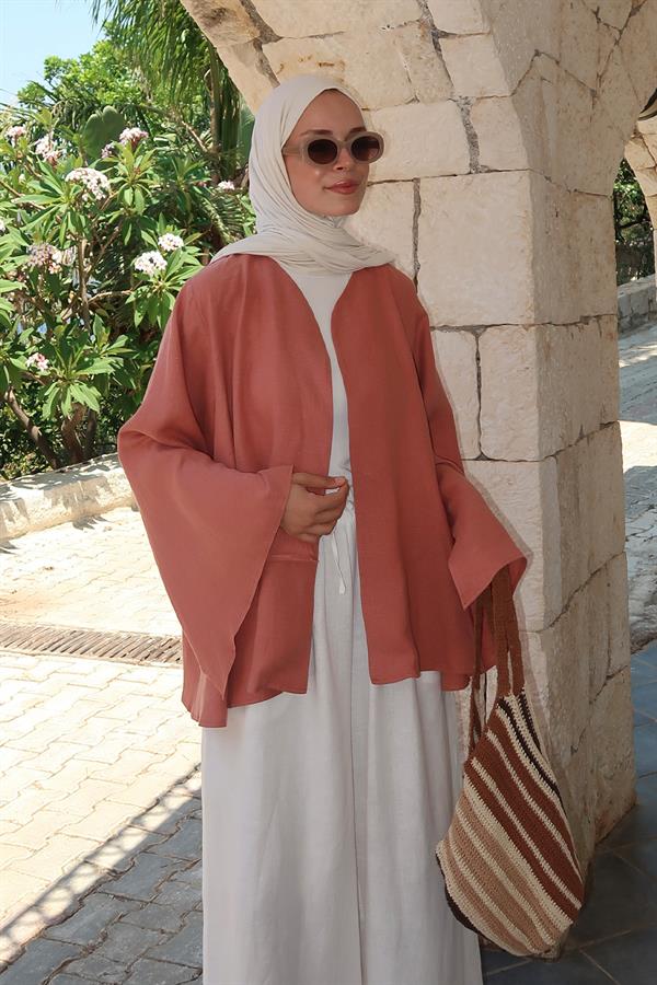 Lamis Kimono Terracotta