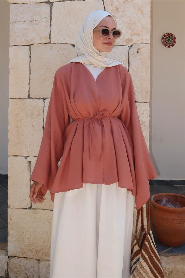 Lamis Kimono Terracotta