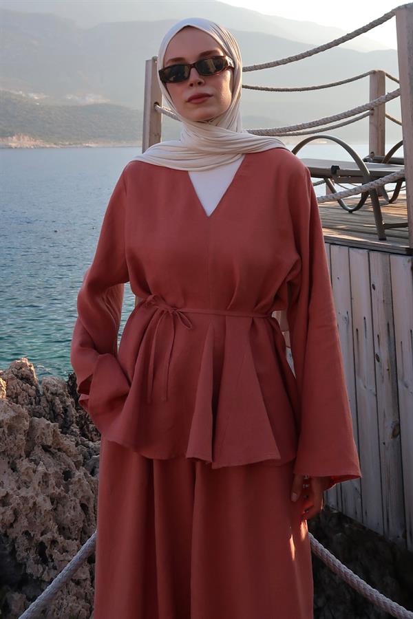 Terracotta Layal Bluz