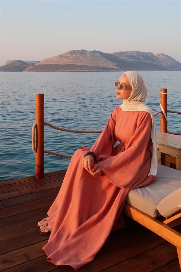 Maha Elbise Terracotta