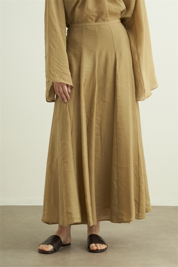 Tyra Kup Dikişli Etek Olive