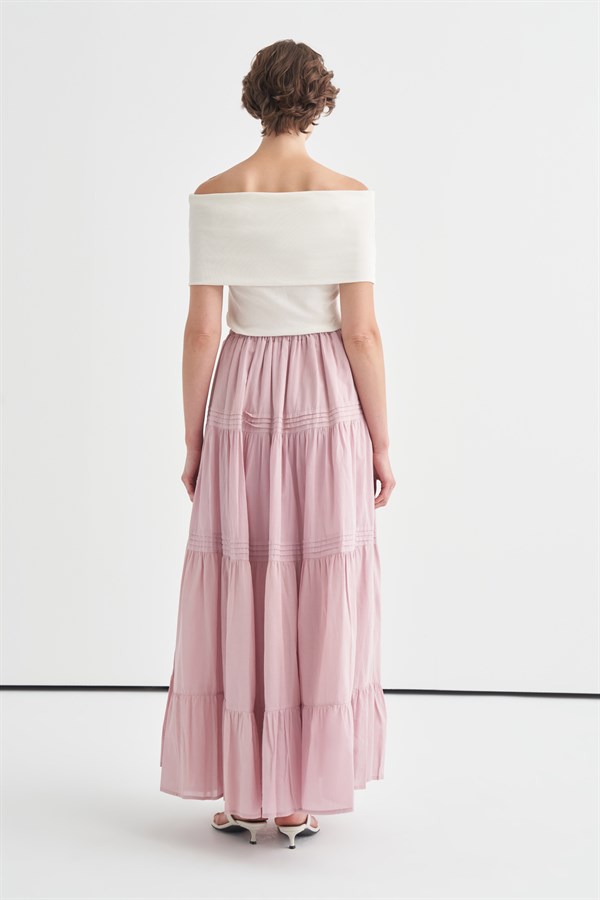 Pink Vesper Voile Skirt 