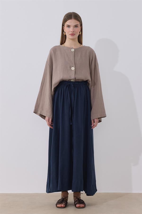 Mona Keten Ceket Vizon