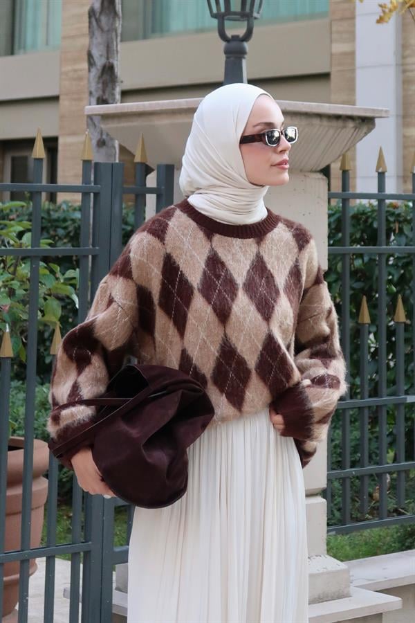 Woodson Triko Kazak Kahve