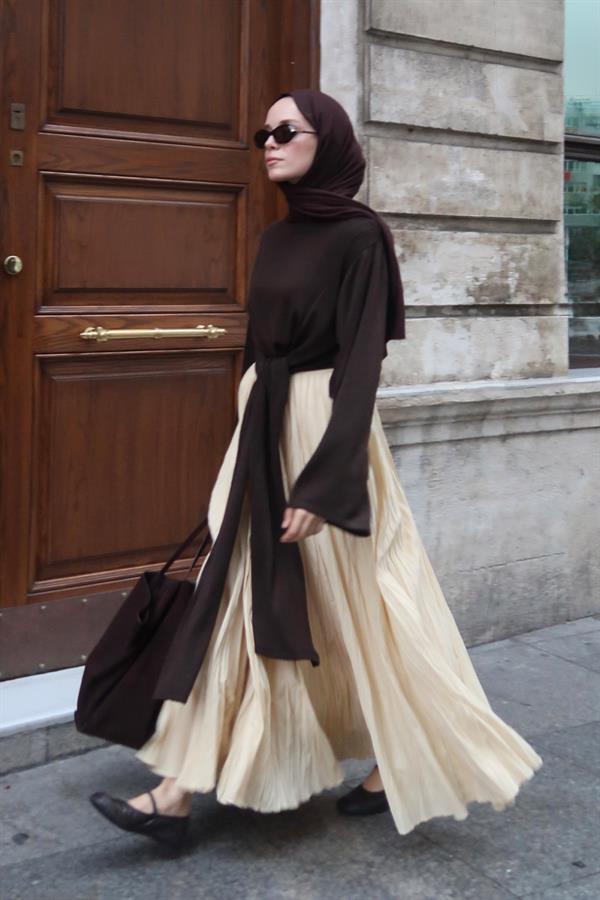 Yulia Triko Kazak Acı Kahve