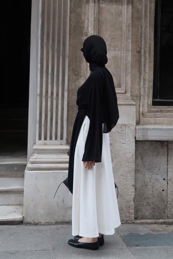 Yulia Triko Kazak Siyah