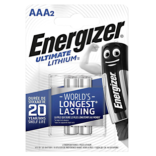 Energizer AAA Lithium 2'li Paket Pil - E92 Ultimate 