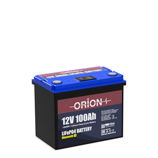 Orion 12100B 12V 100Ah LiFePO4 Bluetooth Ekranlı Akü 
