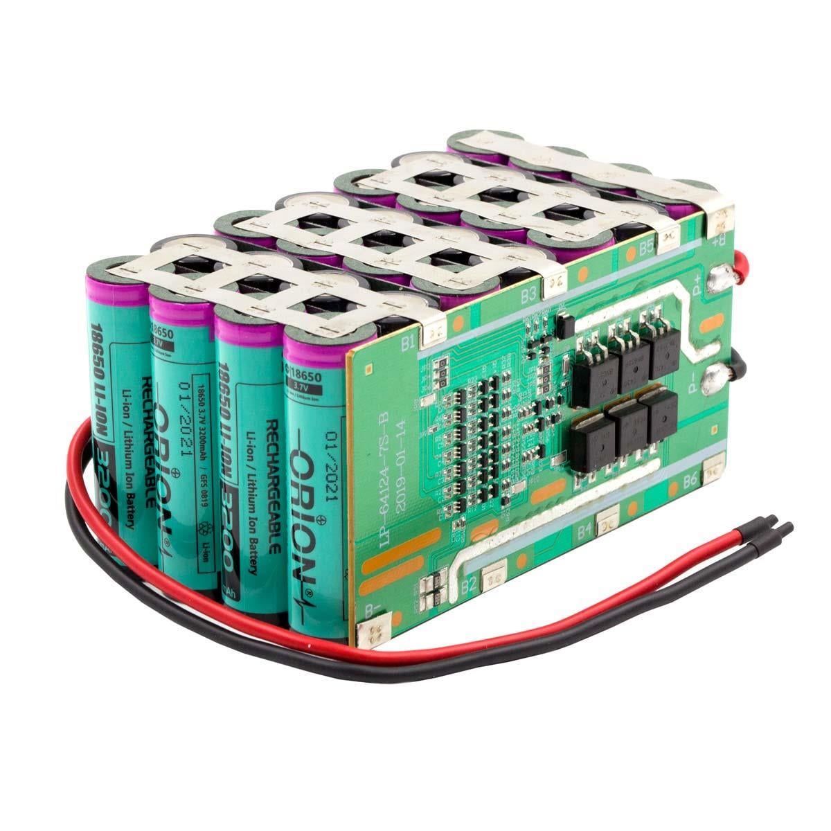 Orion 18650 25.9V 12.8Ah 7S4P Bms Devreli Li-ion Batarya