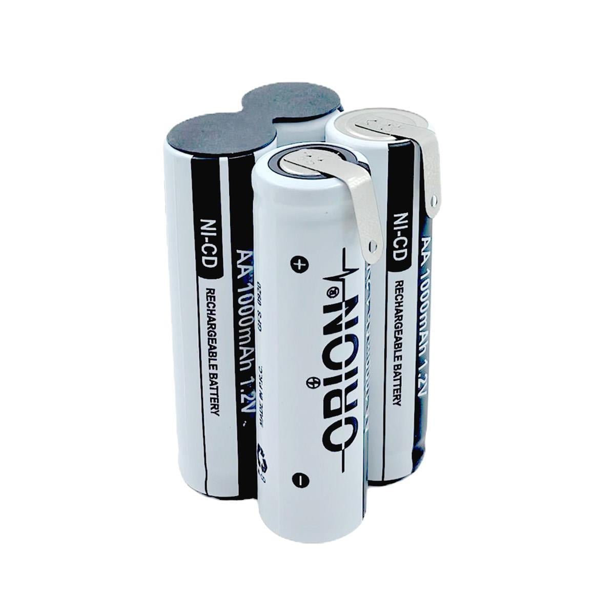 Orion AA 4.8V 1000mAh Ni-Cd Şarjlı Vidalama Pili | PilSitesi.com