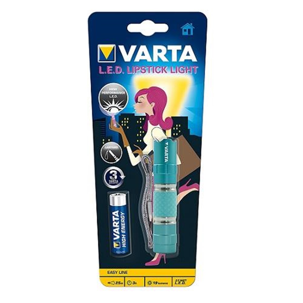 Varta 16617 Led Lipstick Light Fener | PilSitesi.com