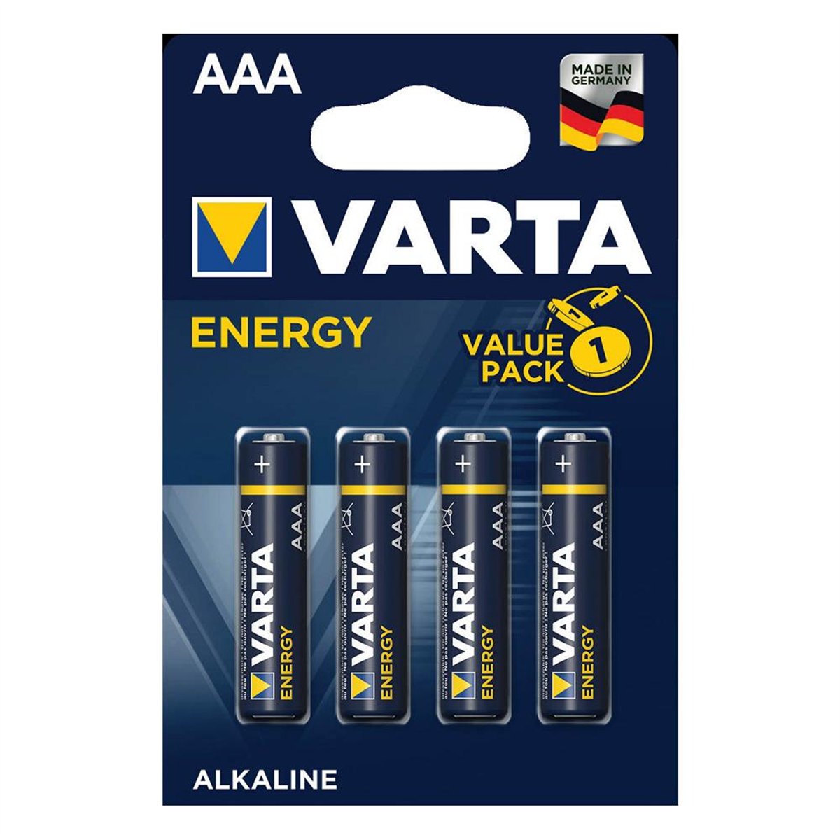 Pilsitesi | En Uygun Piller | Varta Energy 4103 Alkalin AAA İnce Kalem Pil  4'lü Paket