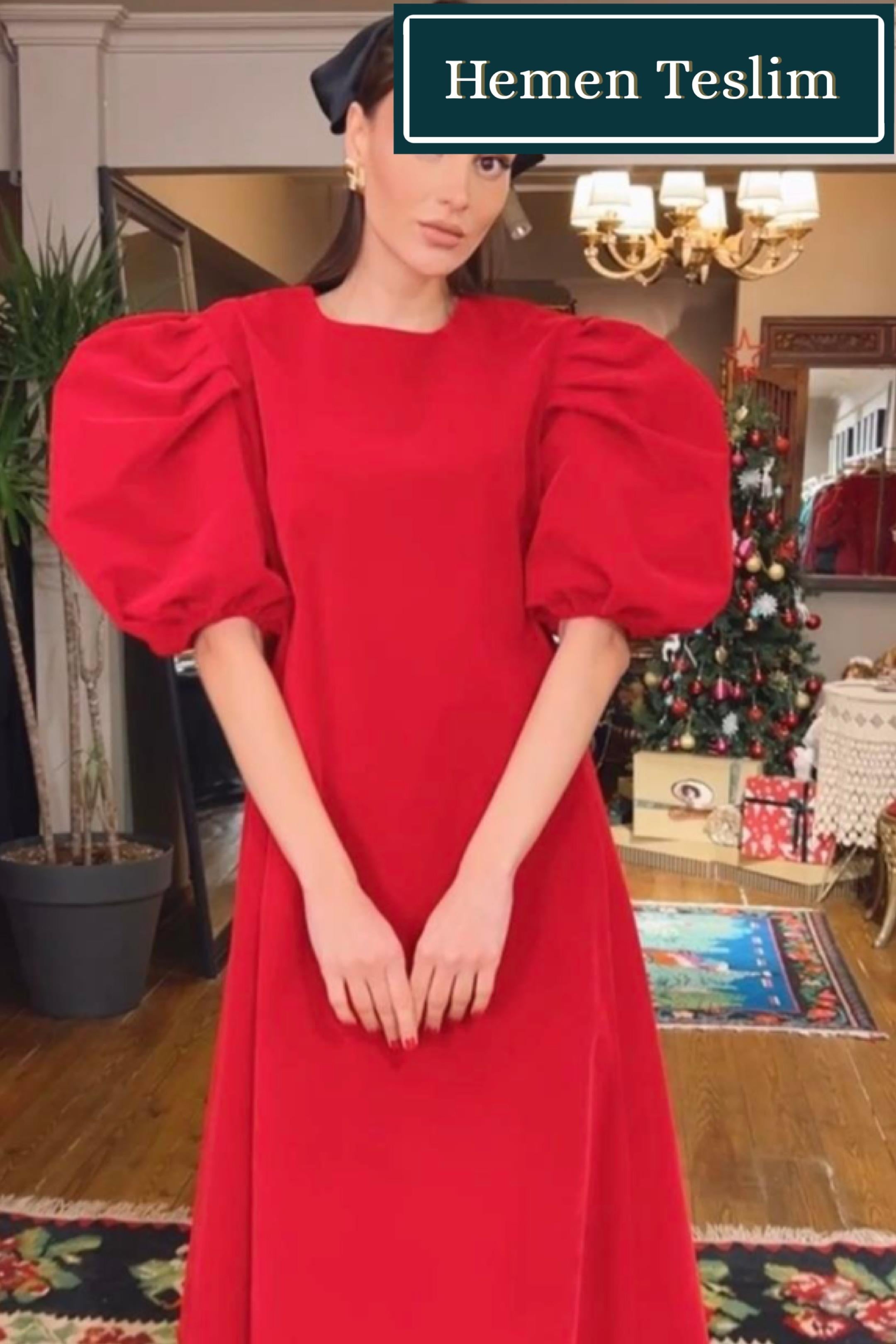 “Bella ” Kırmızı midi