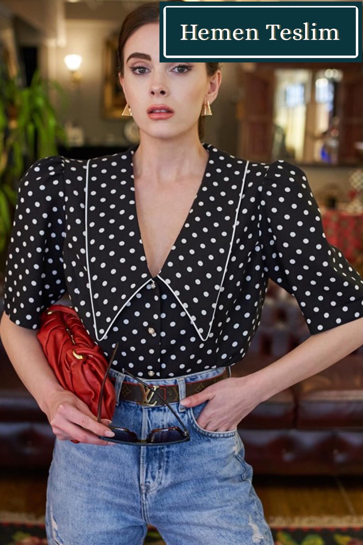 Gabriella Puanlı Bluz