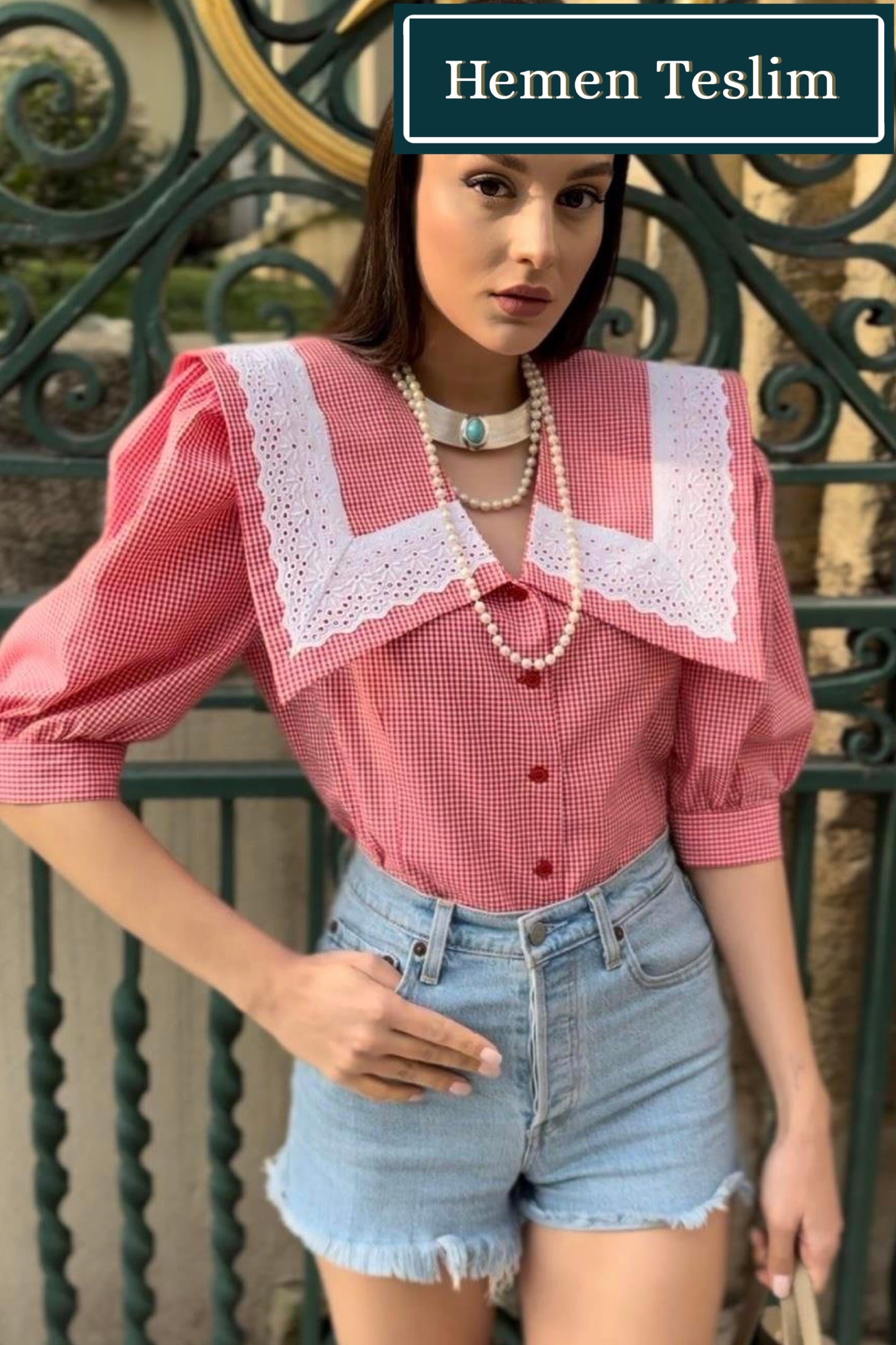 Kırmızı Petite Maxi