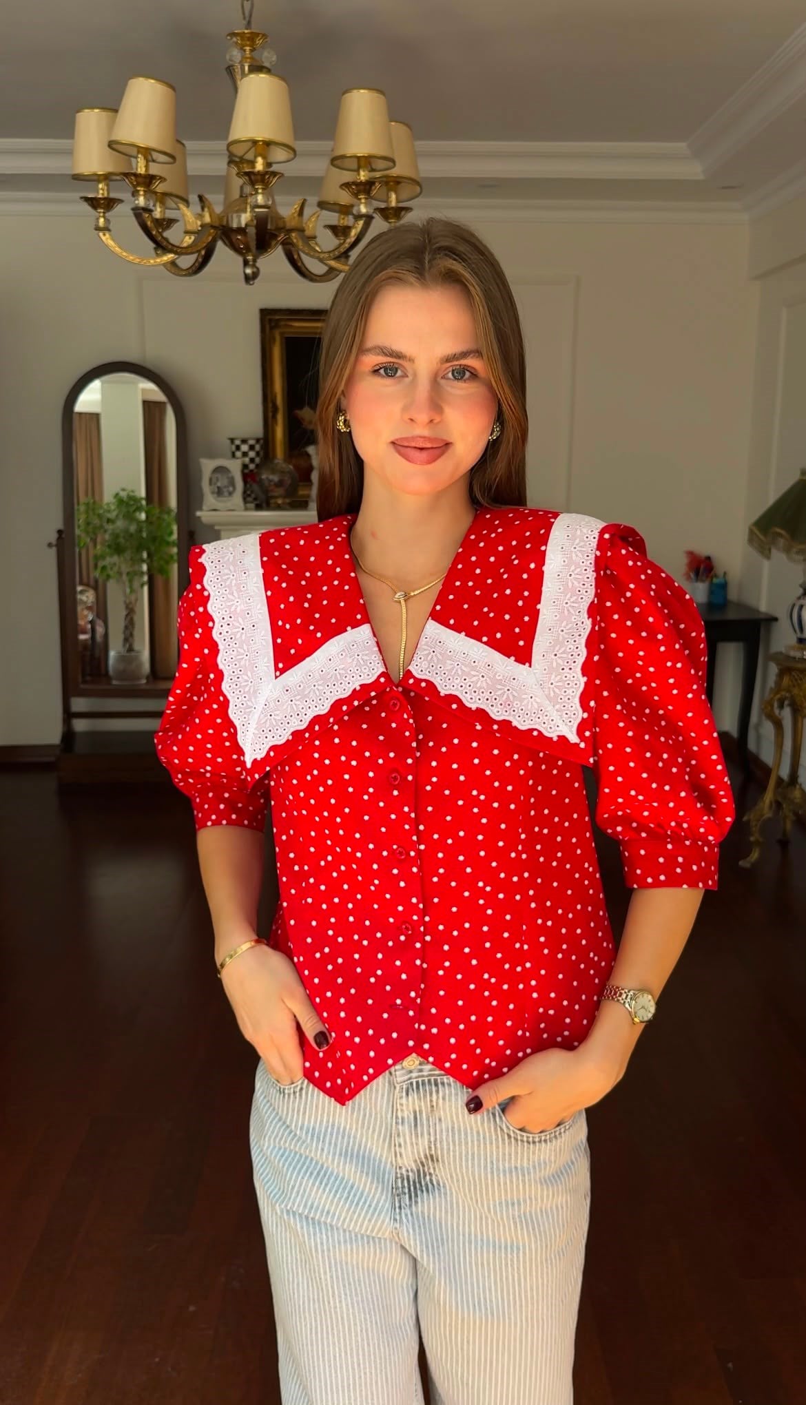Maxi Yaka Çilek