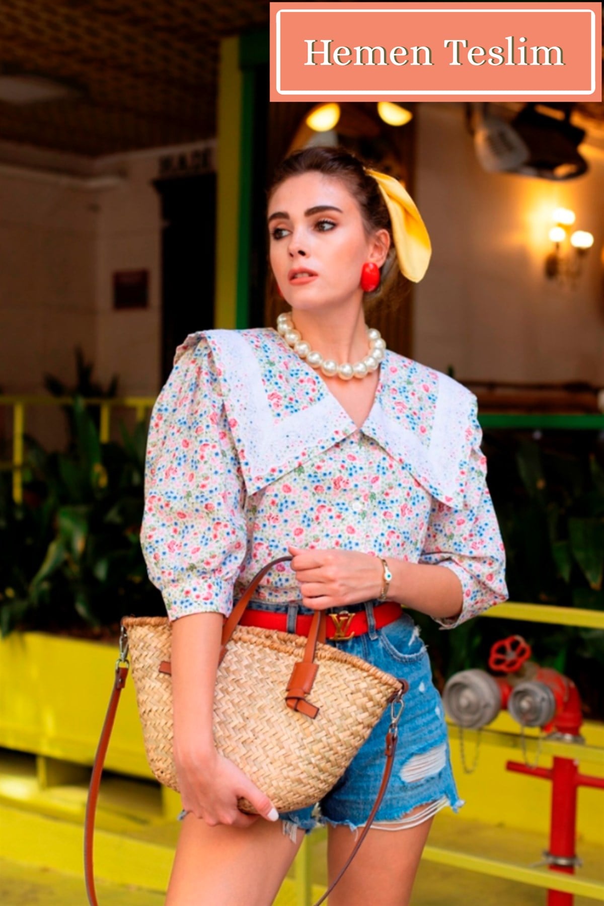 MAXI YAKA JELİBON BLUZ