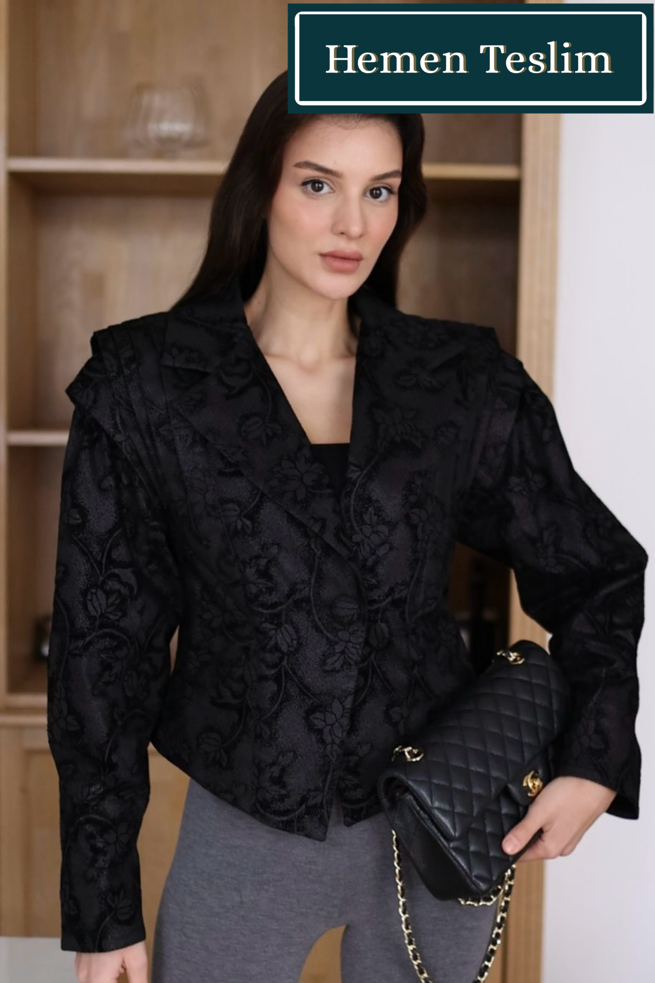 Özel Dikim Siyah Ceket