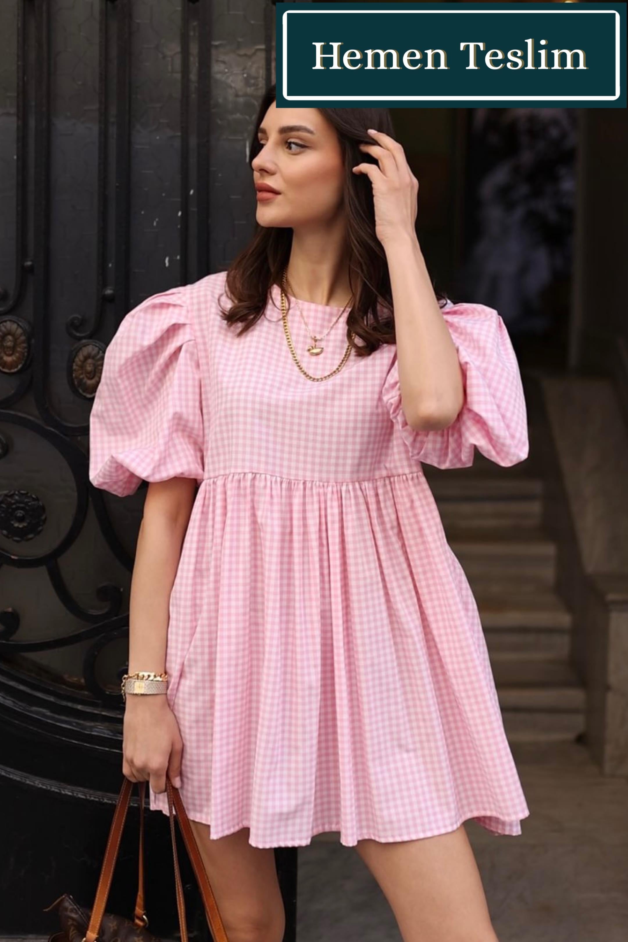 Pembe Petite Balon Kol