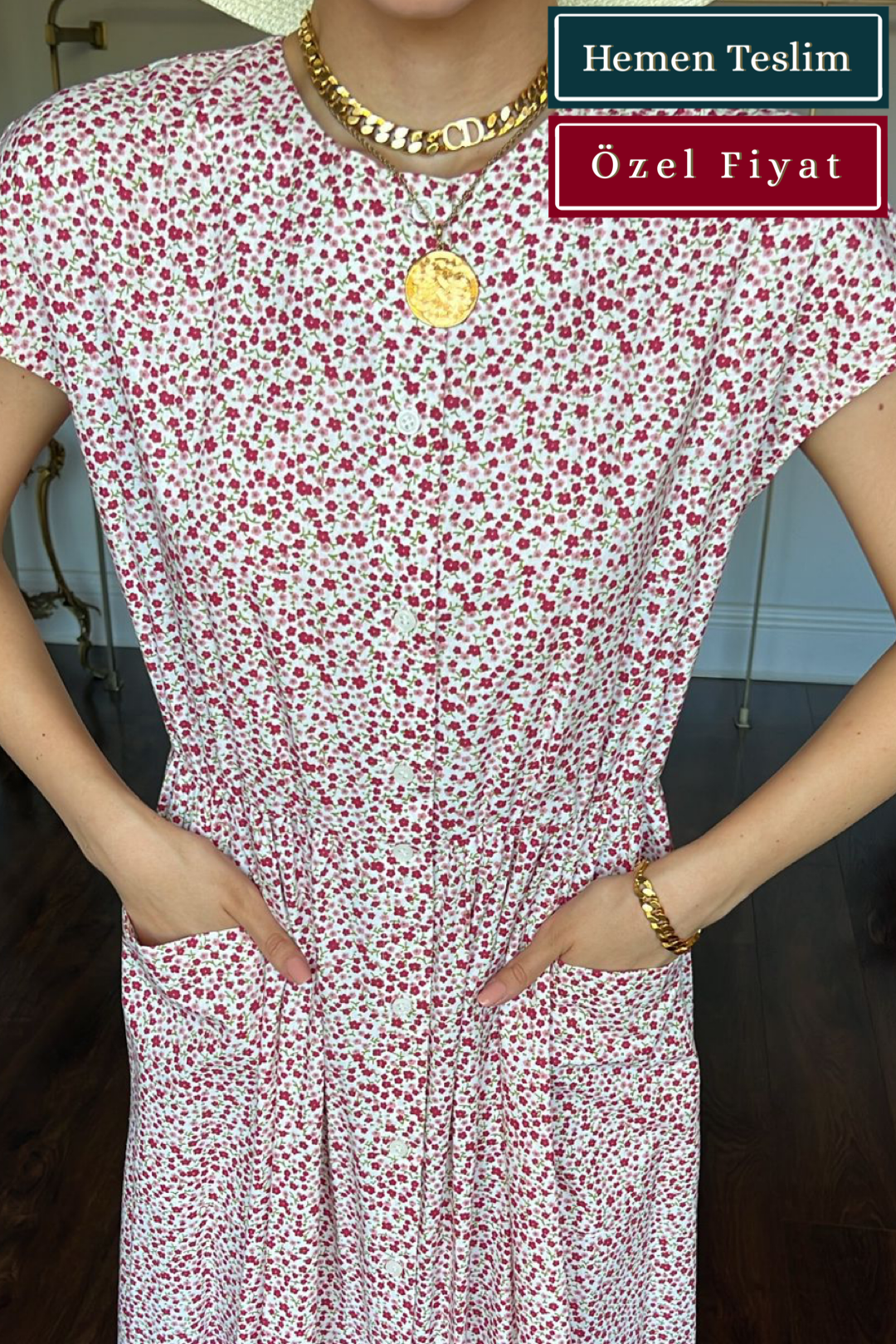 Piti Çiçekli Elbise